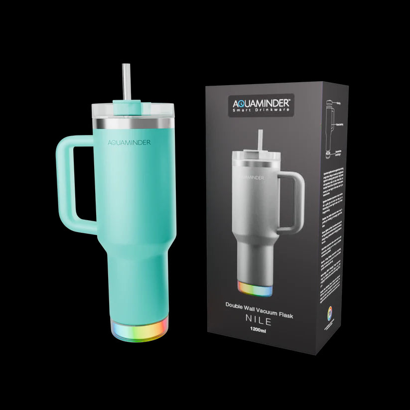 Personalized 1.2L Stainless Steel Smart Tumbler with Handle, Straw & Lid | Premium SS304 Hydration Reminder Bottle – For Corporate Gifting, Return Gift, Event Gift, Promotions XTNILE - The Gifting Marketplace