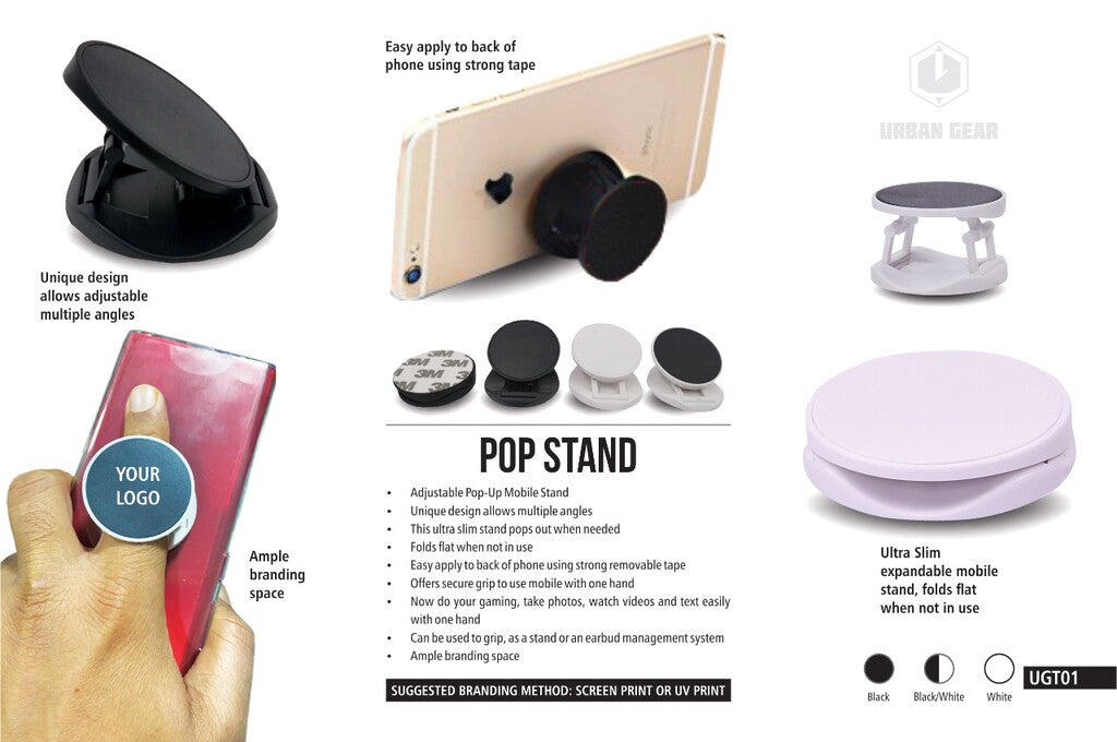 Customized or Personalized Adjustable Expandable Phone Mount - For Corporate Gifting, Event Freebies, Promotions, College or Company Events LO-GT01