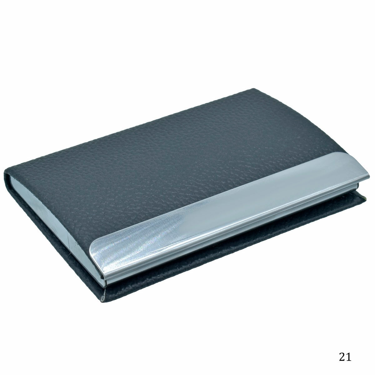 Personalized Engraved Black Magnetic Business Visiting Card Holder - For Corporate Gifting, Event Gifting, Freebies, Promotions JA 21
