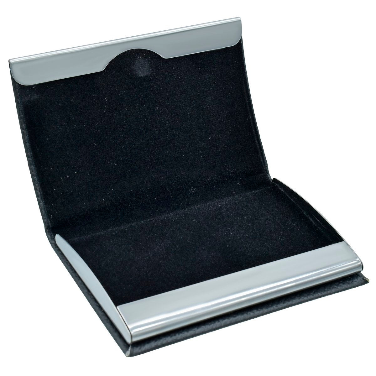 Personalized Engraved Black Magnetic Business Visiting Card Holder - For Corporate Gifting, Event Gifting, Freebies, Promotions JA 21
