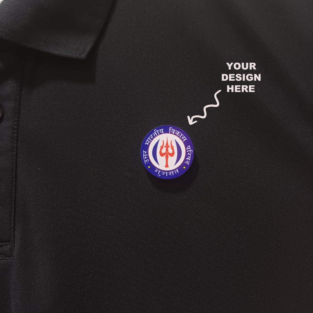 Personalized Round 33mm Magnetic Badges for Promotions, Events, Freebies, Corporate Gifting, Staff & Exhibitions