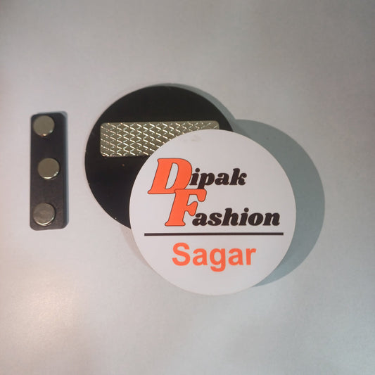 Personalized Round 58mm Magnetic Badges for Promotions, Events, Freebies, Corporate Gifting, Staff & Exhibitions