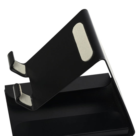 Personalized Engraved Black Metal Phone Holder Mobile Stand with Card Holder - For Personal, Corporate Gifting, Return Gift, Event Gifting, Promotional Freebies PCH1416 - The Gifting Marketplace
