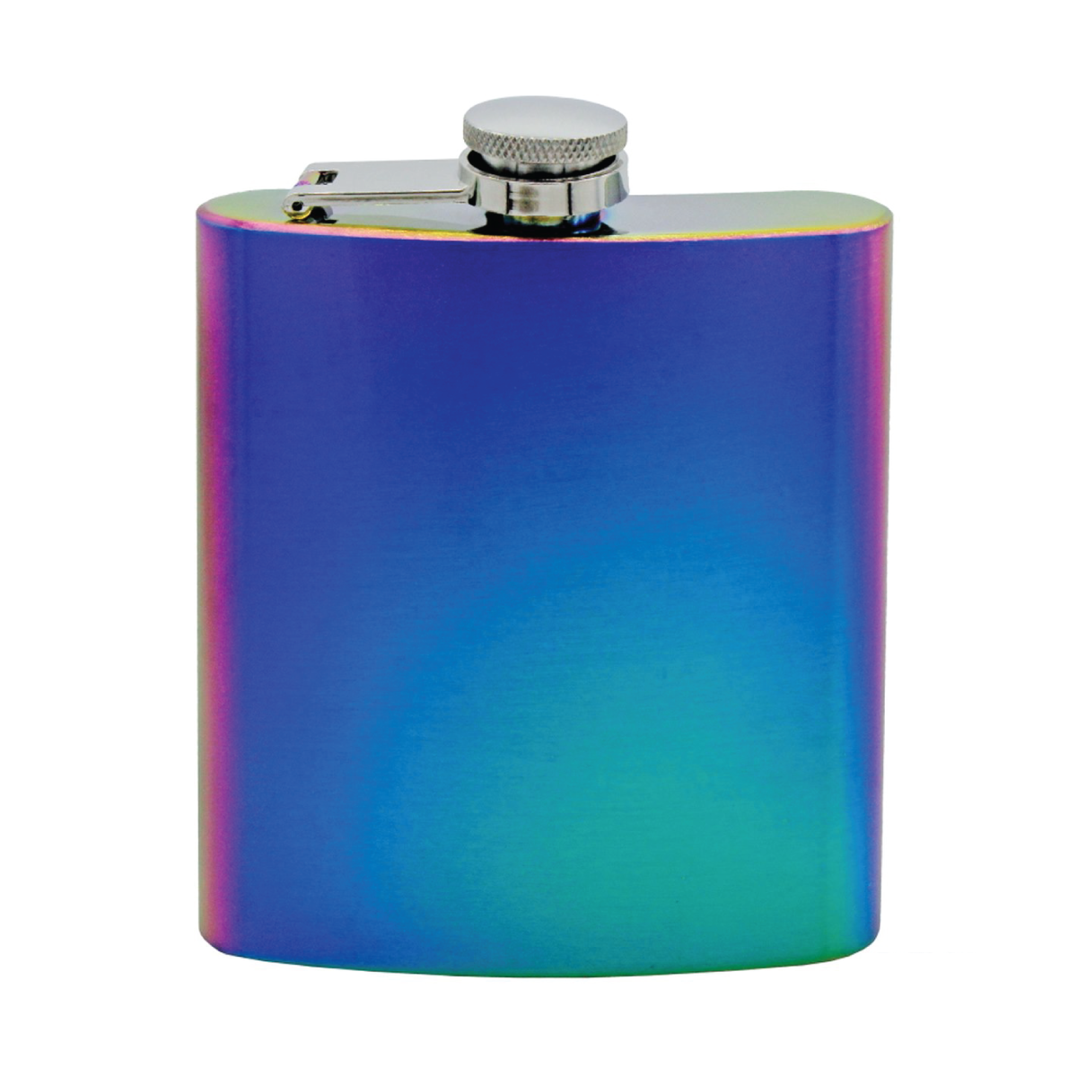 Personalized Rainbow Stainless Steel Hip Flask - For Corporate Gifting, Return Gift, Personal Use JA70ZMC