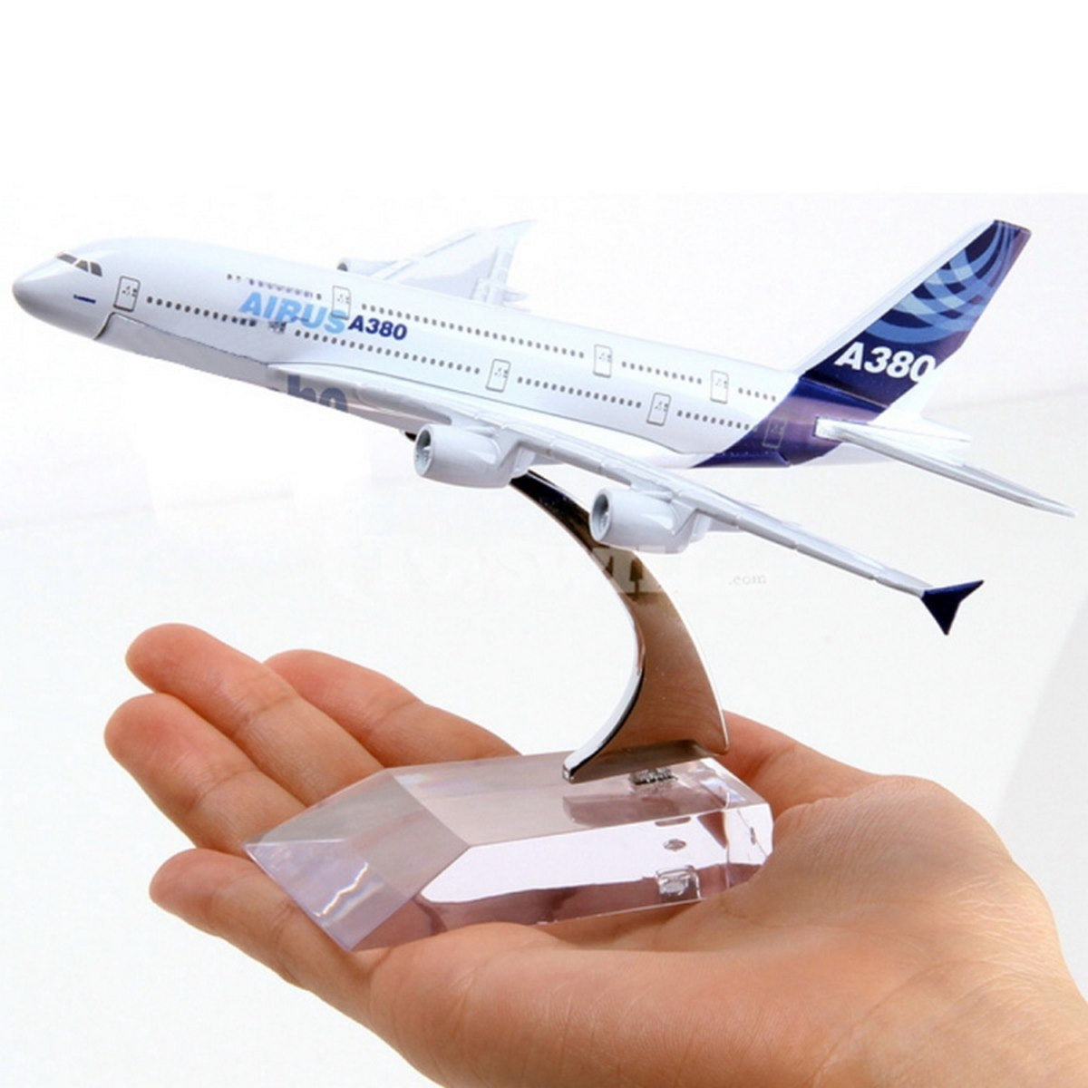 Aircraft Model Small Airbus-A380 - For Office Use, Personal Use, or Corporate Gifting-JAAC
