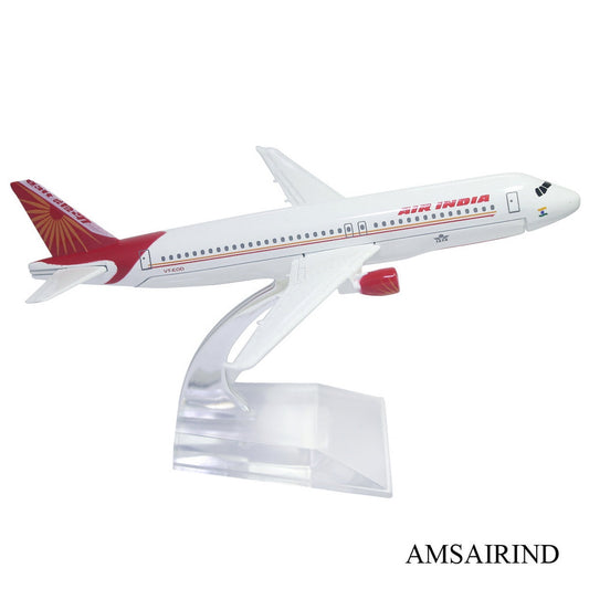 Aircraft Model Small Air India - For Office Use, Personal Use, or Corporate Gifting JA