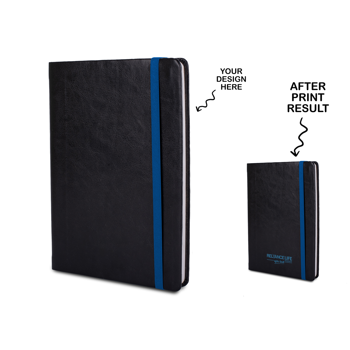 Personalized Color Engraved A5 Size Corporate Notebook Diary - For Office Use, Personal Use, or Corporate Gifting BGB122