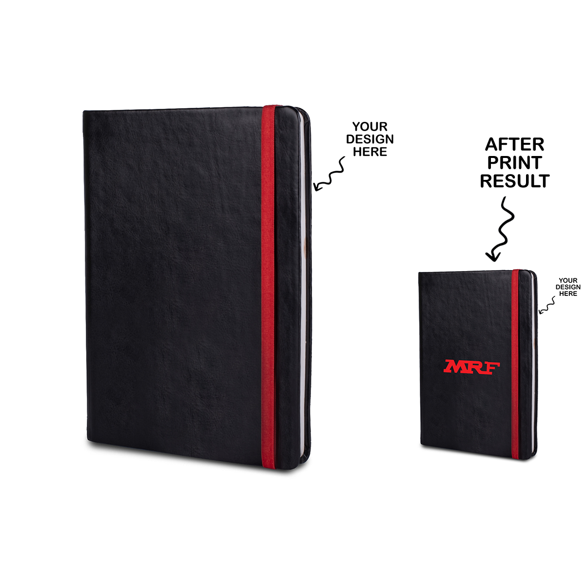 Personalized Color Engraved A5 Size Corporate Notebook Diary - For Office Use, Personal Use, or Corporate Gifting BGB122