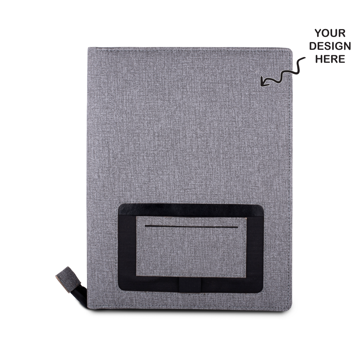 Personalized Multipurpose A4 Size Corporate Office Zipper Folder - For Office Use, Personal Use, or Corporate Gifting BG136
