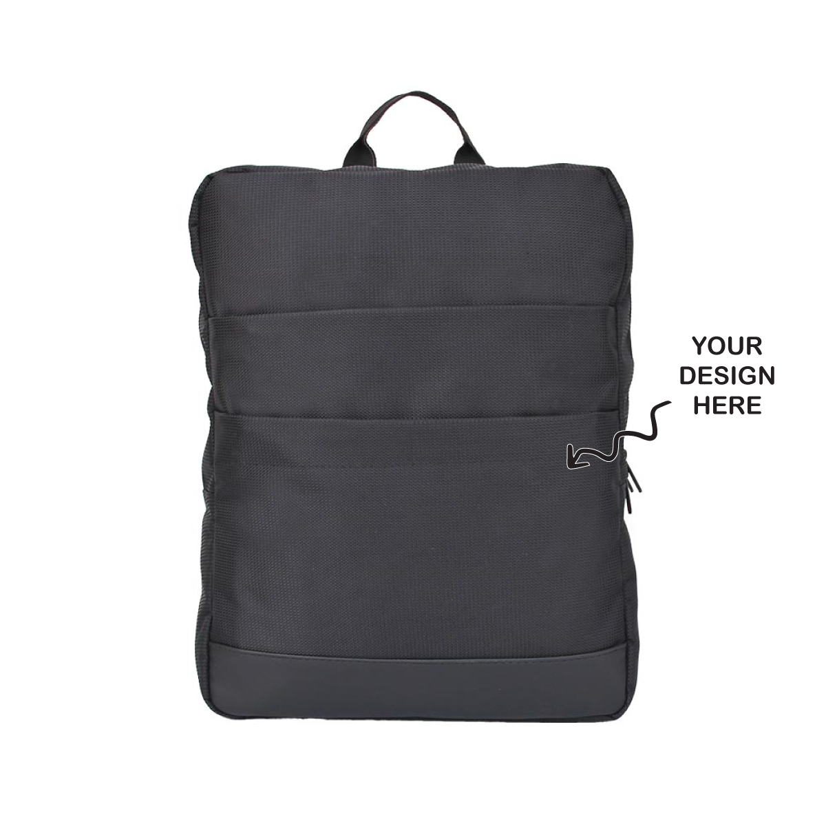 Personalized Multi Pocket Black Backpack - For Employees, Travelers, Corporate, Client or Dealer Gifting, Events Promotional Freebies BGS06 - The Gifting Marketplace