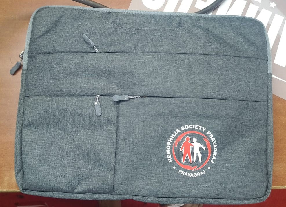 Personalized Gray Laptop Sleeve - For Employees, Travelers, Corporate, Client or Dealer Gifting, Events Promotional Freebies BGS29 - The Gifting Marketplace