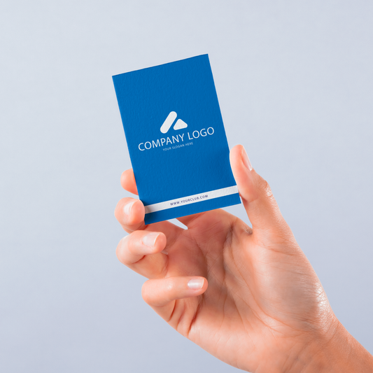 Customized Vertical 250 GSM Business Card Both Sides Printed For Corporate Branding