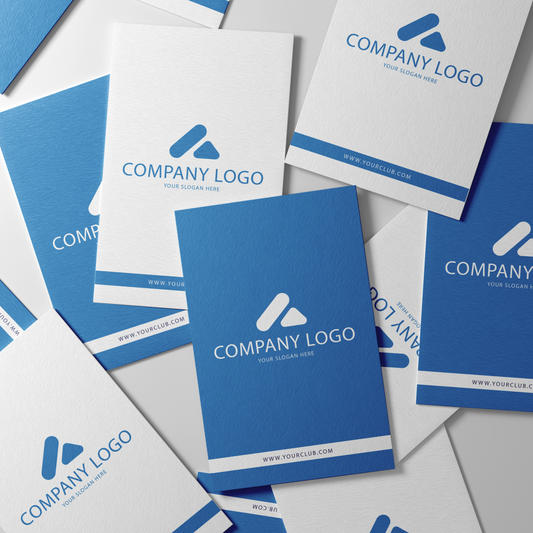 Customized 250 GSM Vertical Business Card One Side Printed For Corporate Branding
