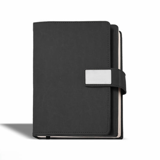 Black Notebook Diary and Pen 2in1 Combo Gift Set - For Employee Joining Kit, Corporate, Client or Dealer Gifting, Events Promotional Freebie JKSR145