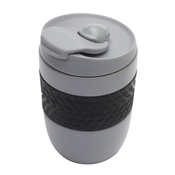 Personalized White 300ml Spill Free Suction SS Mug - For Corporate, Client or Dealer Gifting, Promotional Freebie BGH138