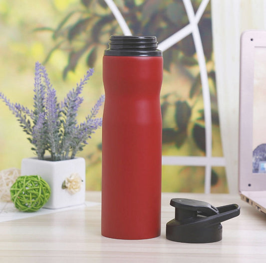 Personalized Red Steel Sports Sipper Water Bottle - 750ml - For Corporate Gifting, Return Gift, Event Freebies and Promotions TGMGC-92RD