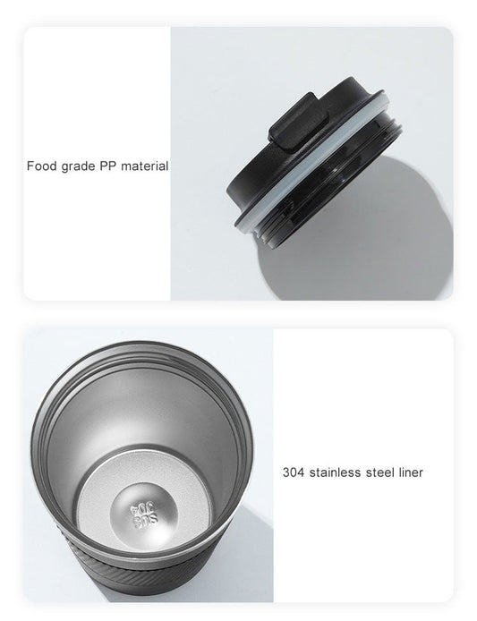 Personalized Black Anti-Slip Gripper Tumbler 500ml - For Corporate Gifting, Return Gift, Gifts for Events Promotional Giveaway TGMGC-424