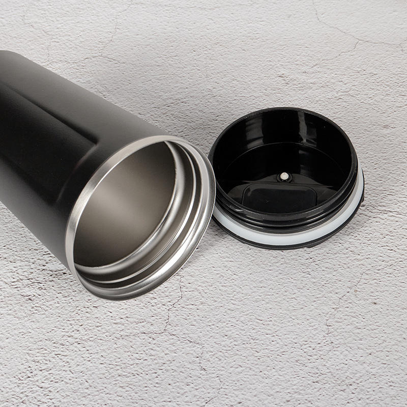 Personalized Black Temperature Travel Tumbler 500ml - For Corporate Gifting, Return Gift, Gifts for Events Promotional Giveaway TGMGC-415