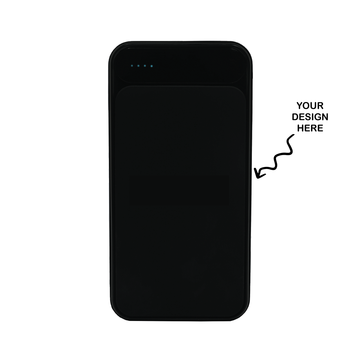 Personalized 10000mAh Logo Glow Power Bank - For Corporate Gifting, Event Gifting, Freebies, Promotions - HK