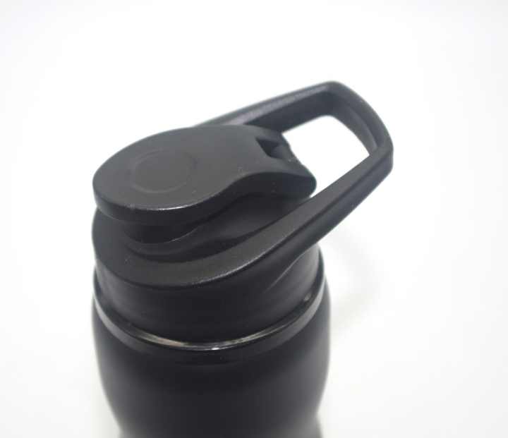 Personalized Black Steel Sports Sipper Water Bottle - 750ml - For Corporate Gifting, Return Gift, Event Freebies and Promotions TGMGC-92BK