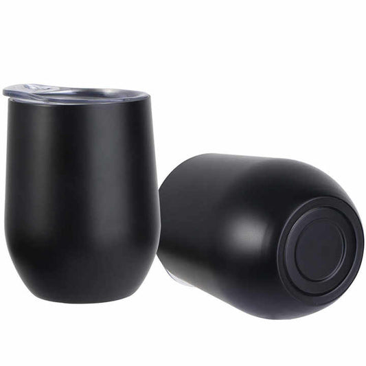 Personalized Black Wine Tumbler - For Corporate Gifting, Return Gift, Gifts for Events Promotional Giveaway TGMGC-231 - The Gifting Marketplace