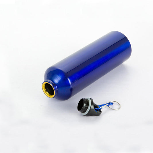 Personalized Blue Aluminum Water Bottle - 750ml - For Return Gift, Corporate Gifting, Office or Personal Use TGMGC-561