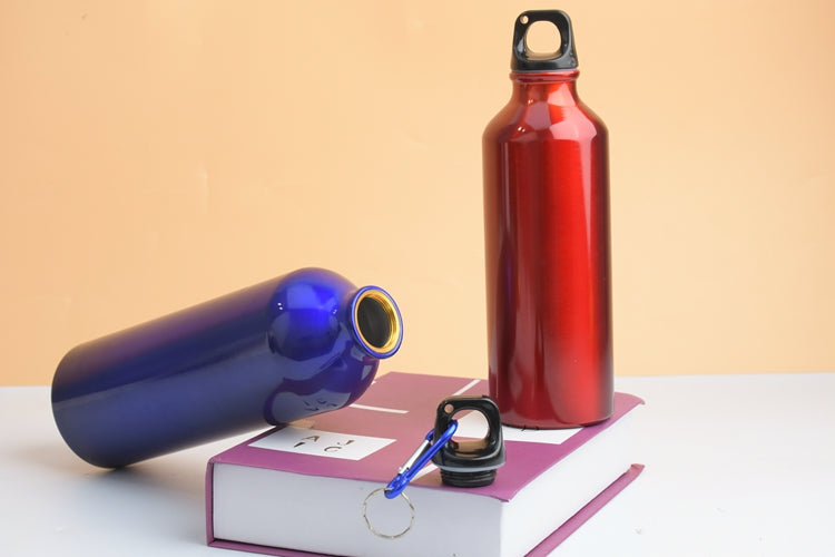 Personalized Red Aluminum Water Bottle - 750ml - For Return Gift, Corporate Gifting, Office or Personal Use TGMGC-561