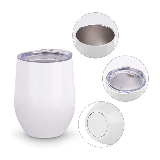 Personalized White Wine Tumbler - For Corporate Gifting, Return Gift, Gifts for Events Promotional Giveaway TGMGC-232