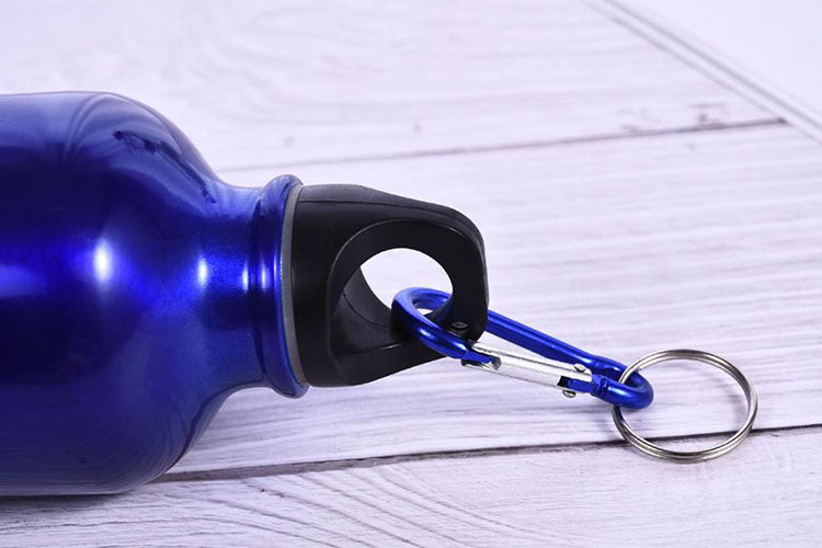 Personalized Blue Aluminum Water Bottle - 750ml - For Return Gift, Corporate Gifting, Office or Personal Use TGMGC-561