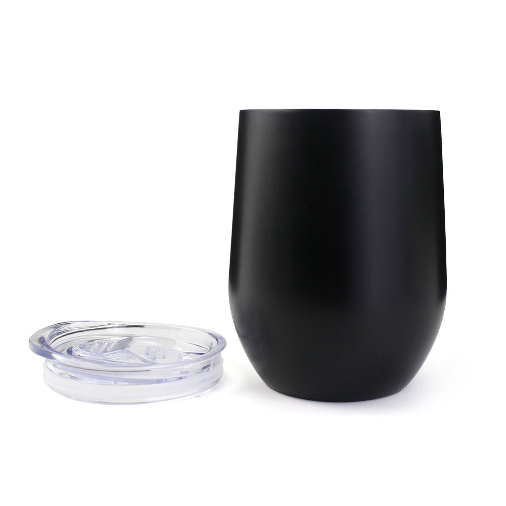 Personalized Black Wine Tumbler - For Corporate Gifting, Return Gift, Gifts for Events Promotional Giveaway TGMGC-231