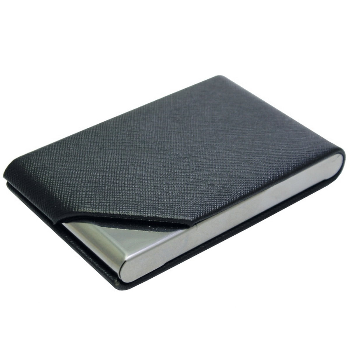 Personalized Engraved Black Vertical Magnetic Business Visiting Card Holder - For Corporate Gifting, Event Gifting, Freebies, Promotions JA MCH24
