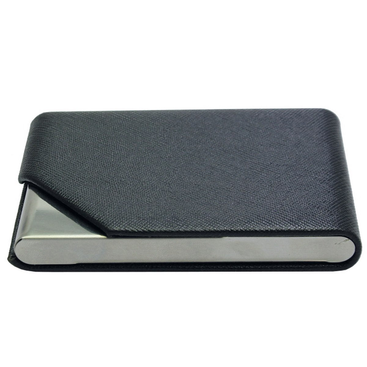 Personalized Engraved Black Vertical Magnetic Business Visiting Card Holder - For Corporate Gifting, Event Gifting, Freebies, Promotions JA MCH24