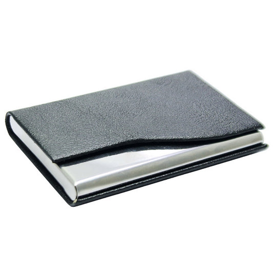 Personalized Engraved Black Magnetic Business Visiting Card Holder - For Corporate Gifting, Event Gifting, Freebies, Promotions JA MCH29