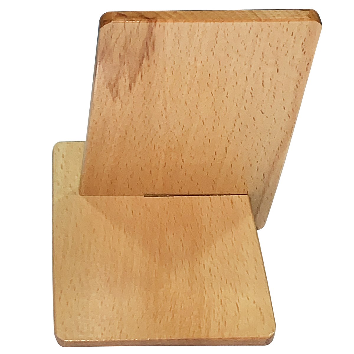 Personalized Folding Wooden Mobile Phone Holder cum Stand - For Personal, Corporate Gifting, Return Gift, Event Gifting, Promotional Freebies JAMHWF00