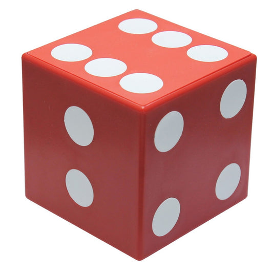 Red Plastic Pen Stand cum Dice - For Corporate Gifting, Events Promotional Freebie, Office Use JAPSDR00