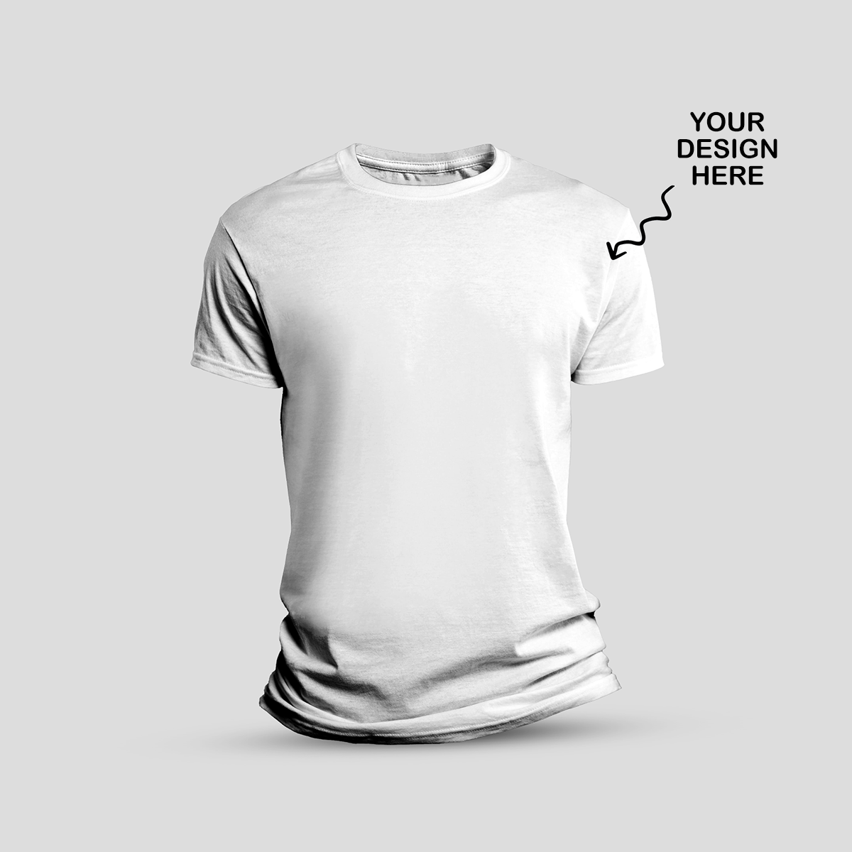Personalized White Round Neck Promotional T-Shirt for Corporate Gifting, Office Sports, Events, Festivals RBE