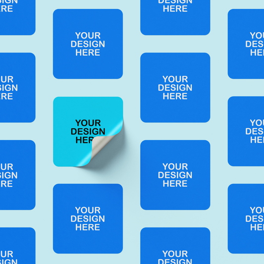 Customized Square Stickers for Branding, Packaging, and Event Promotions SL03