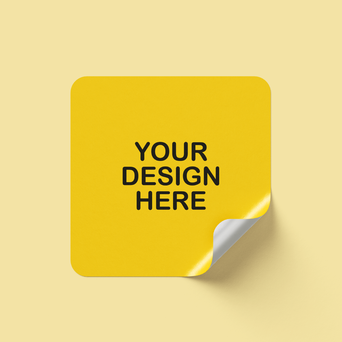 Customized Square Stickers for Branding, Packaging, and Event Promotions SL03