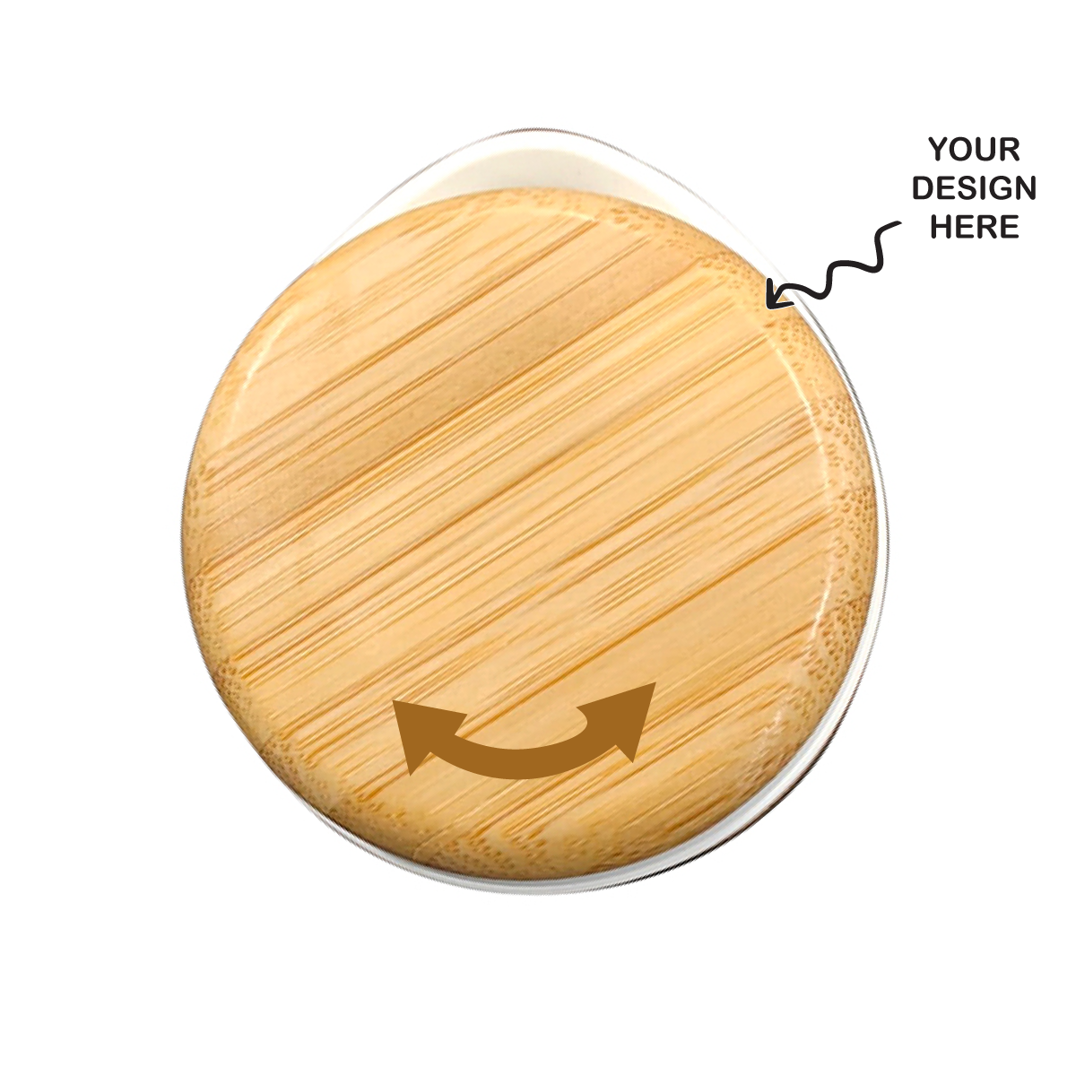 Personalized Bamboo Wireless Earbuds - For Corporate Gifting, Event Gifting, Stakeholder Gifting, Freebies, Promotions, Return Gift - HKWAE9001 - The Gifting Marketplace