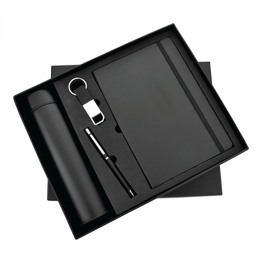 4in1 Personalized Combo Gift Set A5 Notebook Diary, Cardholder, Pen and Keychain - For Employee Joining Kit, Corporate Gifting, Return Gift, Exhibition Freebies, Event Gifting JKSR203