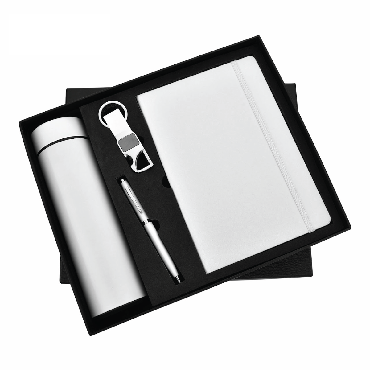 4in1 Personalized Combo Gift Set A5 Notebook Diary, Cardholder, Pen and Keychain - For Employee Joining Kit, Corporate Gifting, Return Gift, Exhibition Freebies, Event Gifting JKSR203