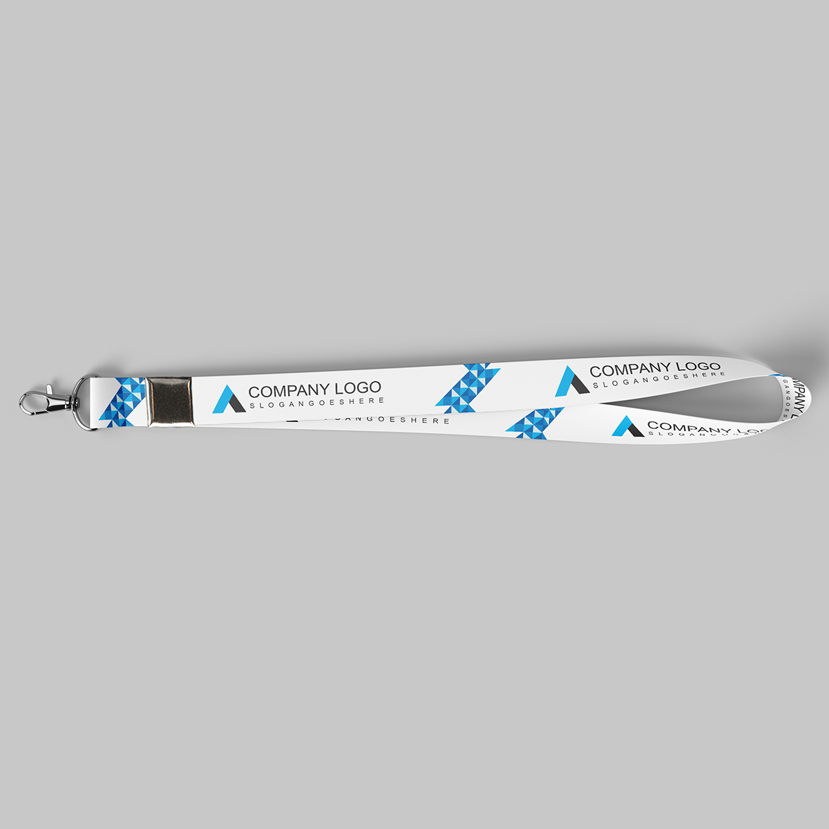 Customized 16mm Lanyard with Logo Ideal for Events, Office ID Cards, Trade Shows