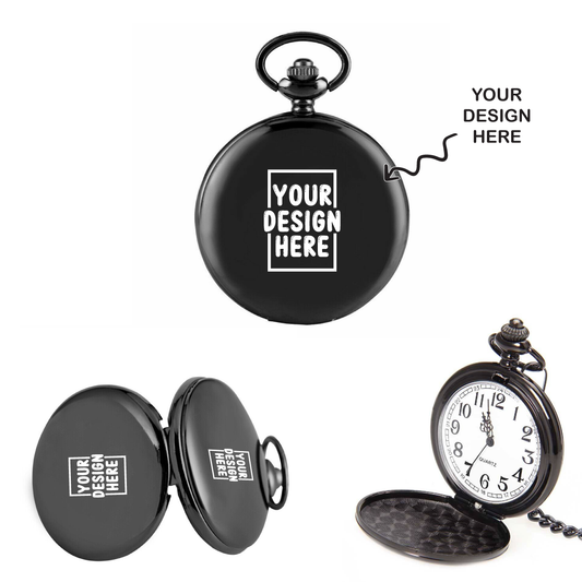 Personalized Both Sides Engraved Pocket Keychain Gandhi Watch - For Corporate Gifting, Personal Gifting, Event Gifting, Return Gift TGMTFA