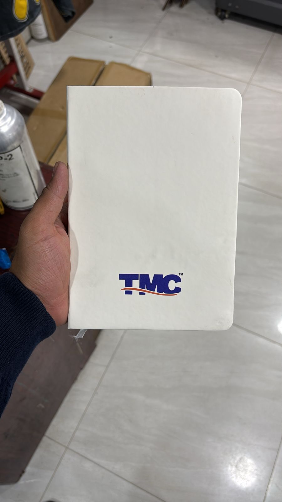 White Notebook Diary and Pen 2in1 Combo Gift Set - For Employee Joining Kit, Corporate, Client or Dealer Gifting JKSR141
