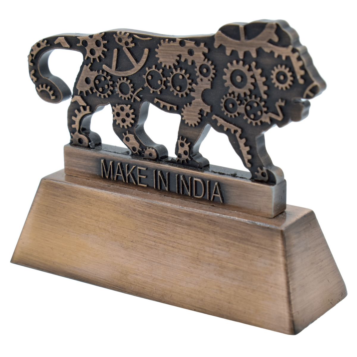 Personalized Engraved Make in India Paper Weight - For Corporate Gifting, Events Promotional Freebie - JA