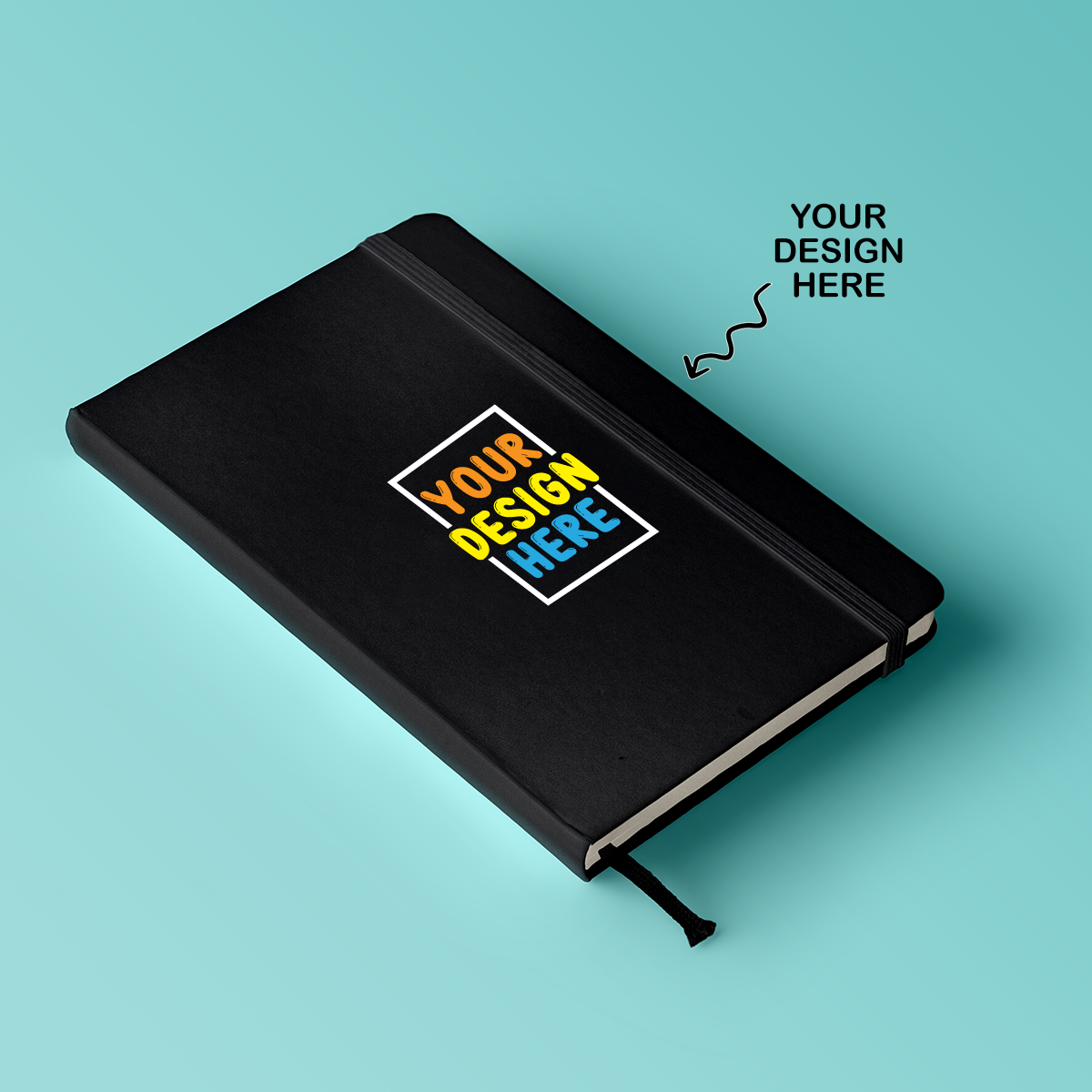 Personalized A5 notebook from The Gifting Marketplace with customizable cover for unique customized A5 corporate gifts