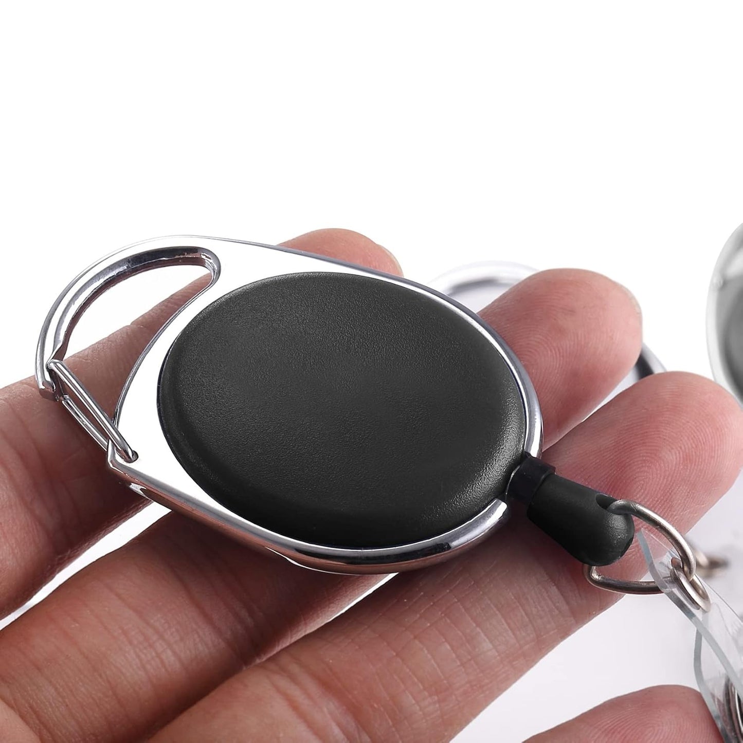 Customized Black YoYo Clip for easy access and convenience, ideal for keys and ID badges