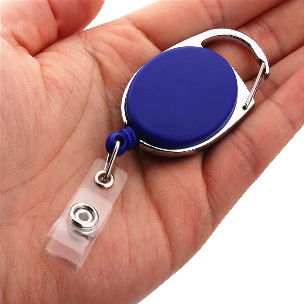 Customized Blue YoYo Clip with a durable design for easy access and secure attachment