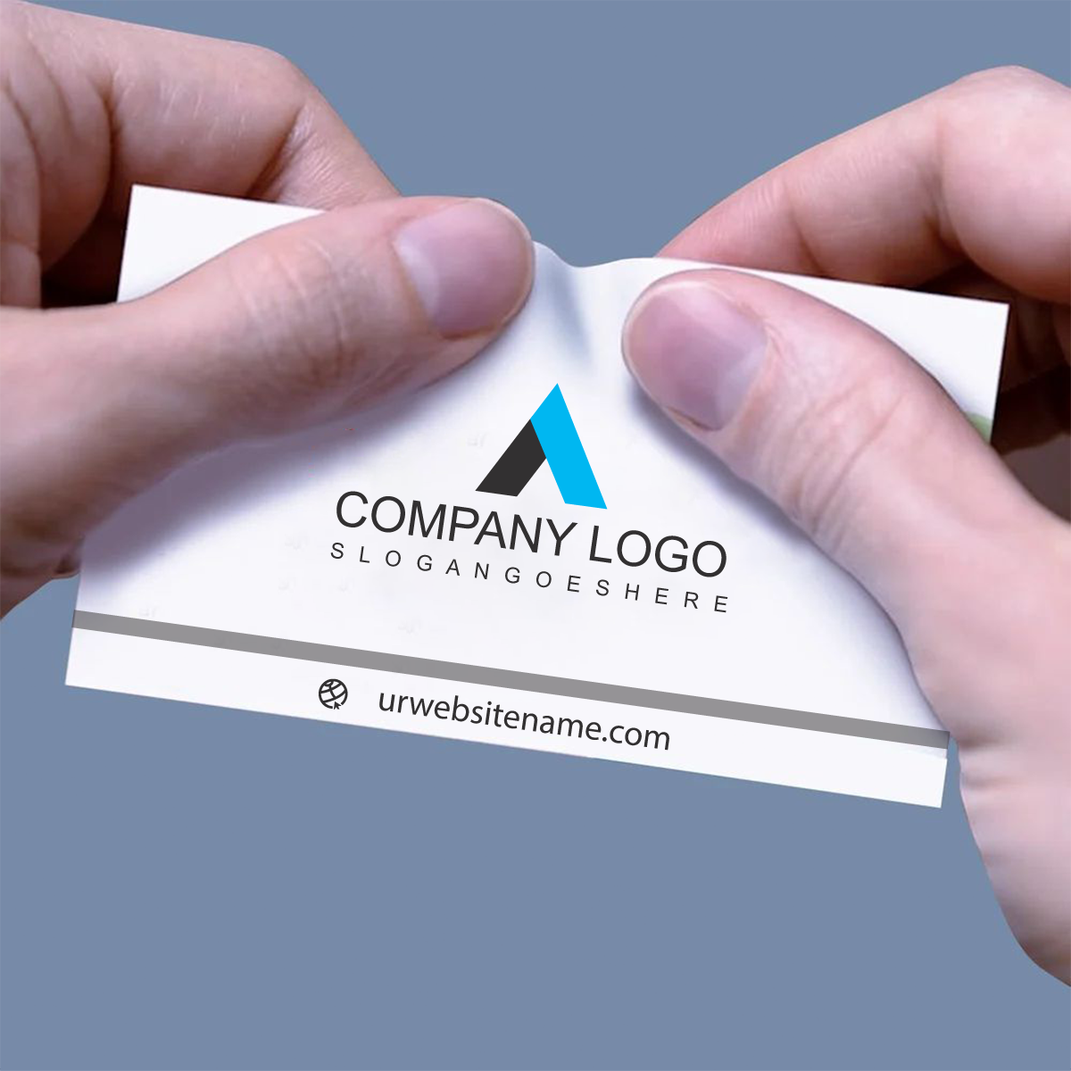 Customized Jute Pouch displaying customized non-tearable business cards for professional networking