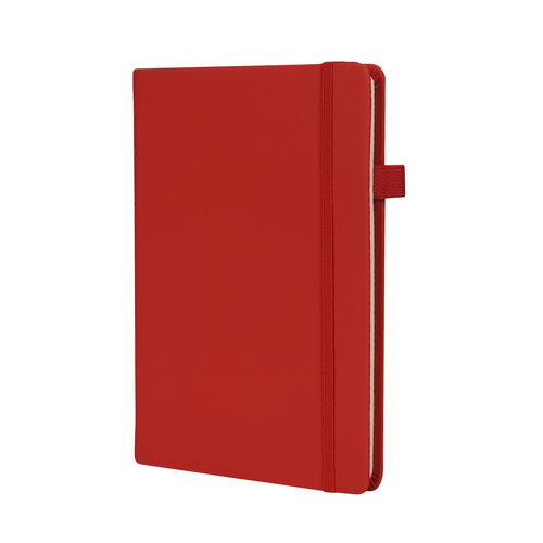 Customized red notebook bottle pen set for professional employee onboarding kits